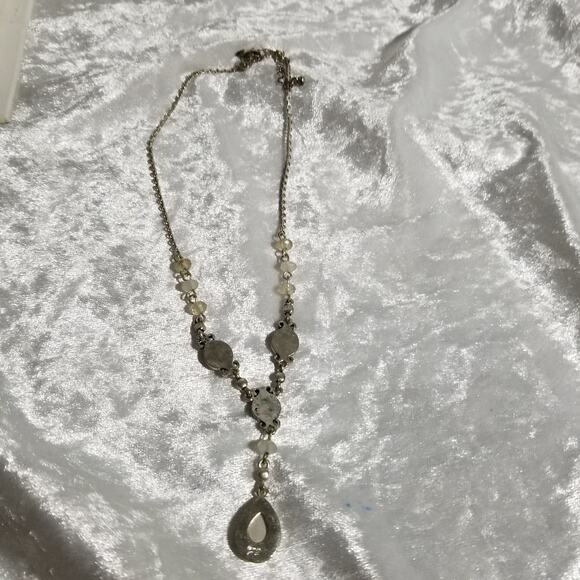 Avon SH silvertone necklace 15" w/ 2 1/2" ex. 1.1780 - Picture 5 of 10